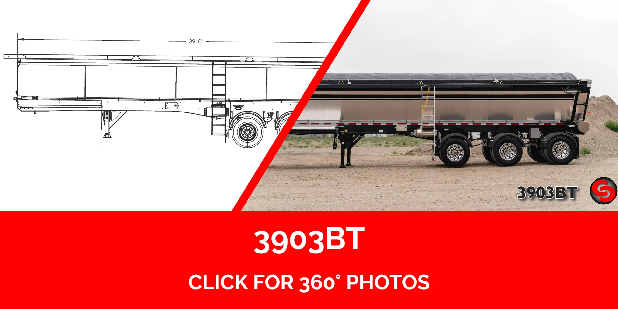 39' Tridem Belt Trailer — photo 2