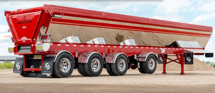 48' Quad-Axle Belt Trailer