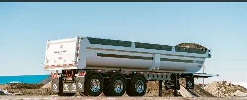 36' Tridem Drop Frame End Dump