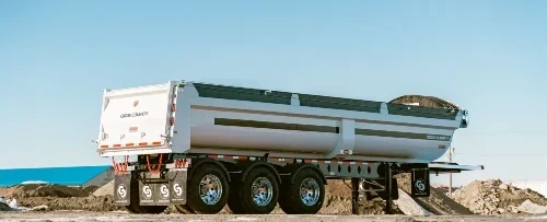 36' Tridem Drop Frame End Dump — photo 7