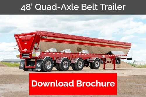 48’ Quad-Axle Belt Trailer